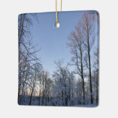 Winterochtendlicht I Keramisch Ornament (Links)