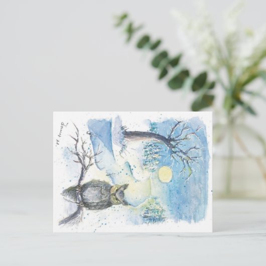 Winteroienseizoen na kaart (Staand voorkant)