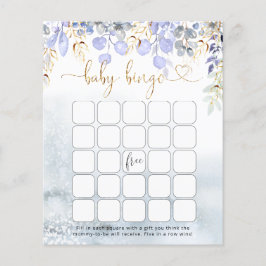 Winterolifant baby shower Bingo Game