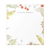  winterolijf notitieblok (Voorkant)