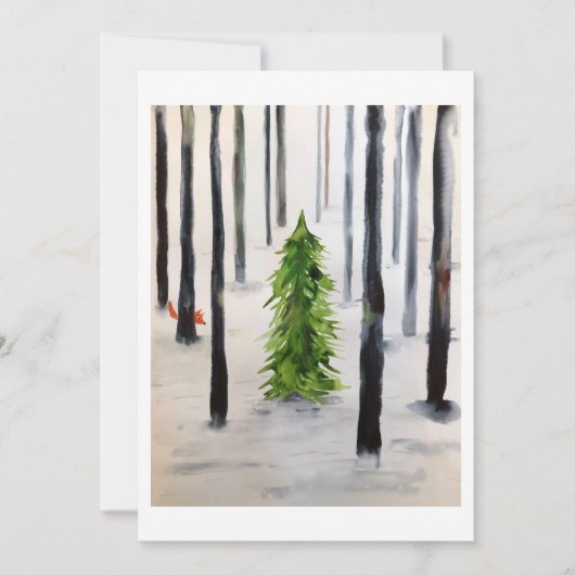 winterontmoeting feestdagenkaart (Voorkant)