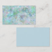 Winterontwerp Sneeuwvlokken Visitekaartje (Voorkant / Achterkant)