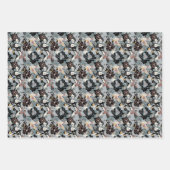 Winterpaard Boerderij Magnolias Inpakpapier Vel (Voorkant 2)