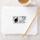 Winterpaard Etiket (Insitu)