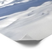 Winterpaard "Jaar van de paarden" Paardenfoto2 Poster (Hoek)