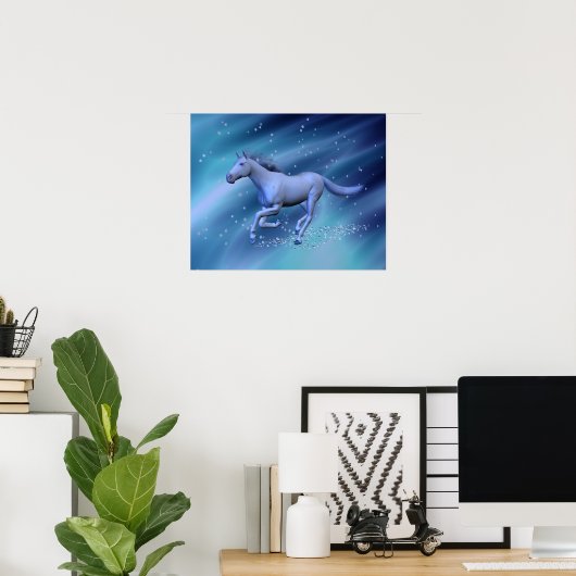 Winterpaard Poster (Thuiskantoor)