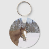 Winterpaard Sleutelhanger (Voorkant)