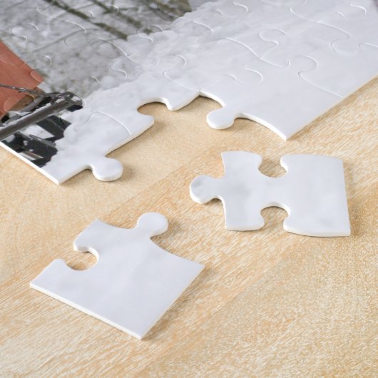 Winterpaarden Legpuzzel (Zijkant)