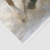 Winterpaarden lopen naast elkaar Decoupage Tissuepapier (Detail)