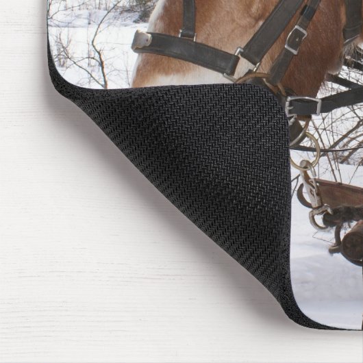 Winterpaarden Muismat (Hoek)