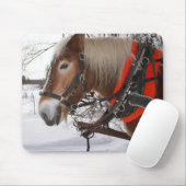 Winterpaarden Muismat (Met muis)