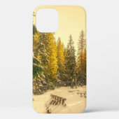 winterpad met pijnbomen Case-Mate iPhone case (Achterkant)