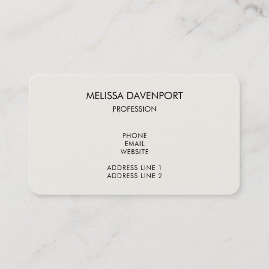 winterpad met pijnbomen visitekaartje (Achterkant)