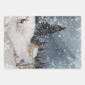 Winterpakbladen Inpakpapier Vel (Voorkant 3)