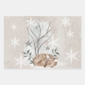 Winterpakbladen Inpakpapier Vel (Voorkant 3)