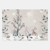 Winterpakbladen Inpakpapier Vel (Voorkant)