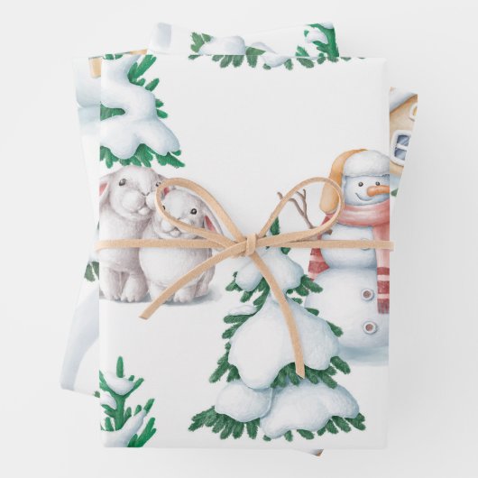 Winterpakbladen Inpakpapier Vel (In situ)