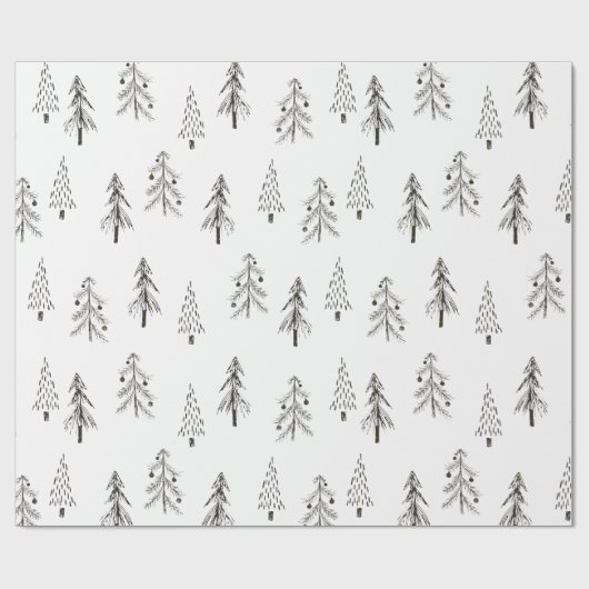 Winterpakpapier Cadeaupapier (Vlak)