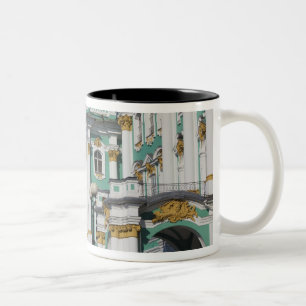 Winterpaleis en Hermitage Museum Tweekleurige Koffiemok