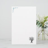 Winterpapier Briefpapier (Staand voorkant)