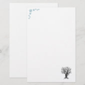 Winterpapier Briefpapier (Voorkant / Achterkant)