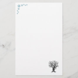 Winterpapier Briefpapier