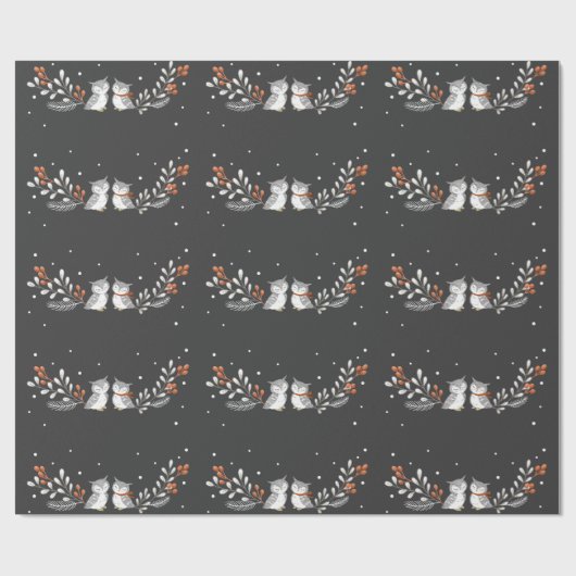 Winterpapier Cadeaupapier (Vlak)