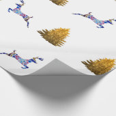 Winterpapier voor Feestdagen Cadeaupapier (Hoek)