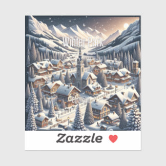 Winterpark Colorado 3 inch Vinyl Sticker