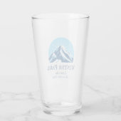 Winterpark Colorado skigebied drink Glas (Achterkant)
