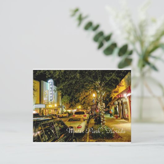 Winterpark Florida Briefkaart (Staand voorkant)