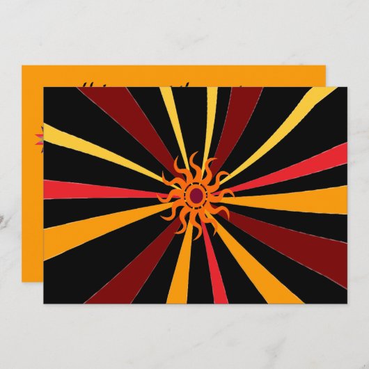 Winterpartij Kaart (Voorkant / Achterkant)