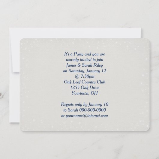 Winterpartij Kaart (Achterkant)