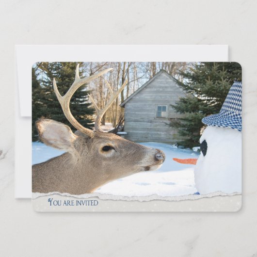 Winterpartij Kaart (Voorkant)