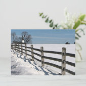 Winterpartij Kaart (Staand voorkant)