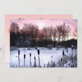 Winterpartij Kaart (Voorkant / Achterkant)