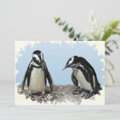 Winterpartij Kaart (Staand voorkant)