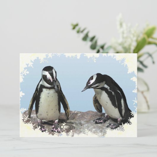 Winterpartij Kaart (Staand voorkant)