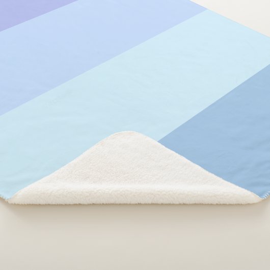 Winterpastel kleurenschema sherpa deken (3/4)