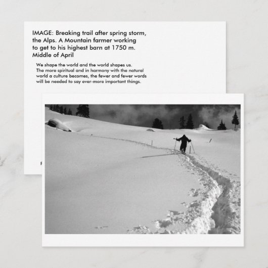 WINTERPATH BRIEFKAART (Voorkant / Achterkant)