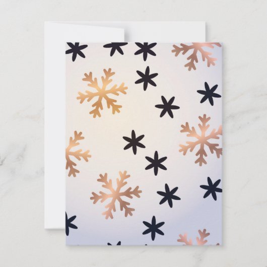 Winterpatroon 12 notitiekaartje (Voorkant)