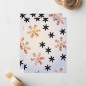 Winterpatroon 12 notitiekaartje (Voorkant / Achterkant in situ)