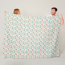 Winterpatroon Design fleece deken 