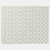 Winterpatroon Design fleece deken  (Voorkant (Horizontaal))