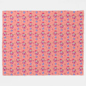 Winterpatroon Design fleece deken  (Voorkant (Horizontaal))