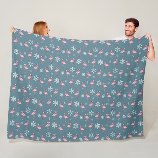 Winterpatroon Design fleece deken (In situ)