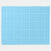 Winterpatroon Design fleece deken  (Voorkant (Horizontaal))