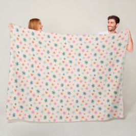 Winterpatroon Design fleece deken 