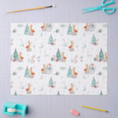 winterpatroon met kerstdieren tissuepapier (Craft)