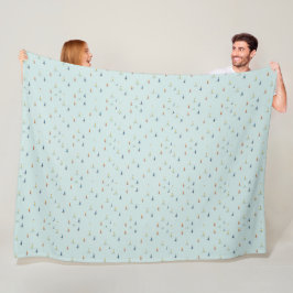 Winterpatroonontwerp fleece deken 